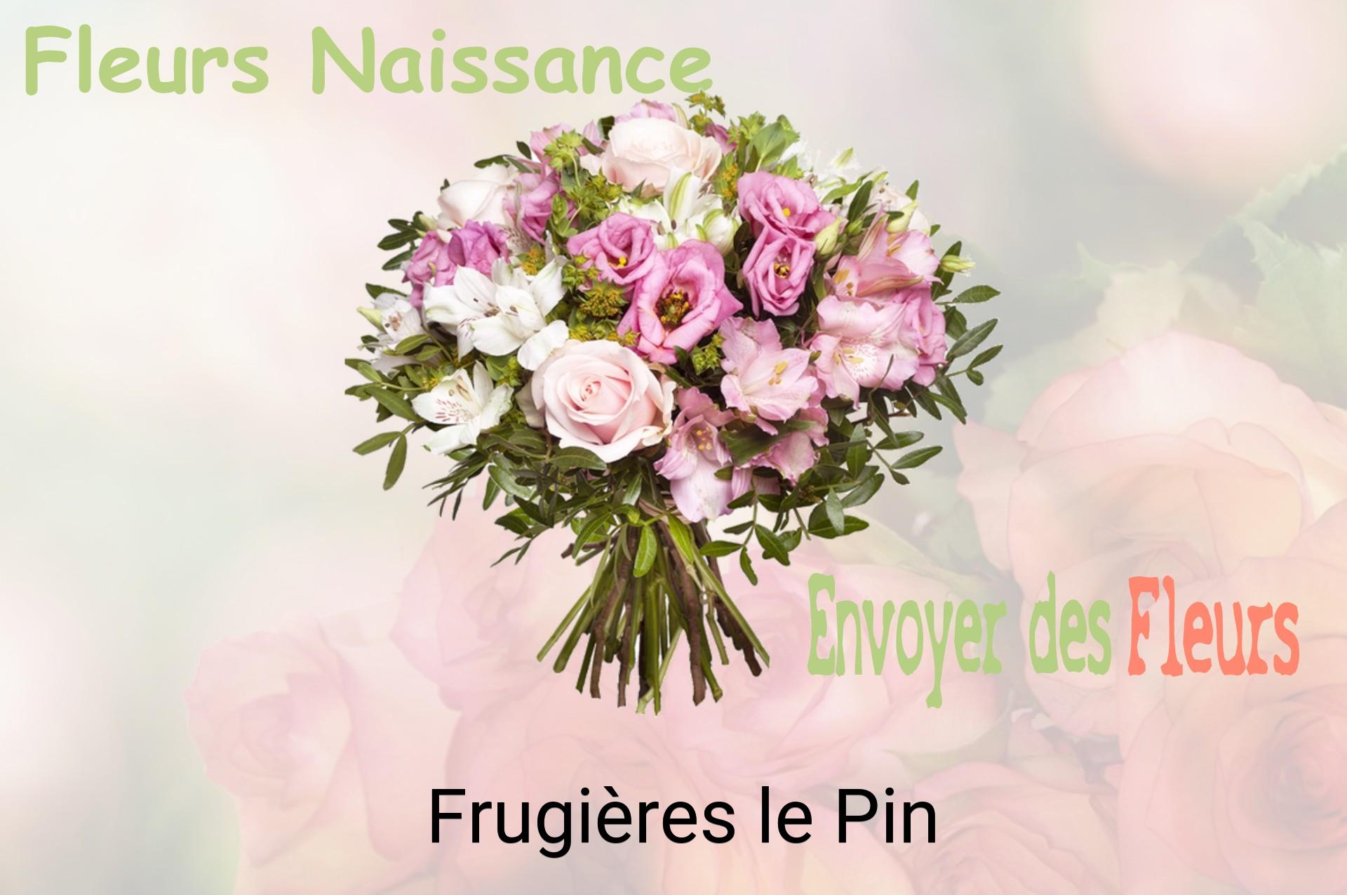 Bouquet de fleurs de naissance livré à Frugières-le-Pin